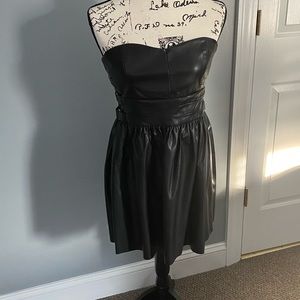 Zara Faux Leather Dress